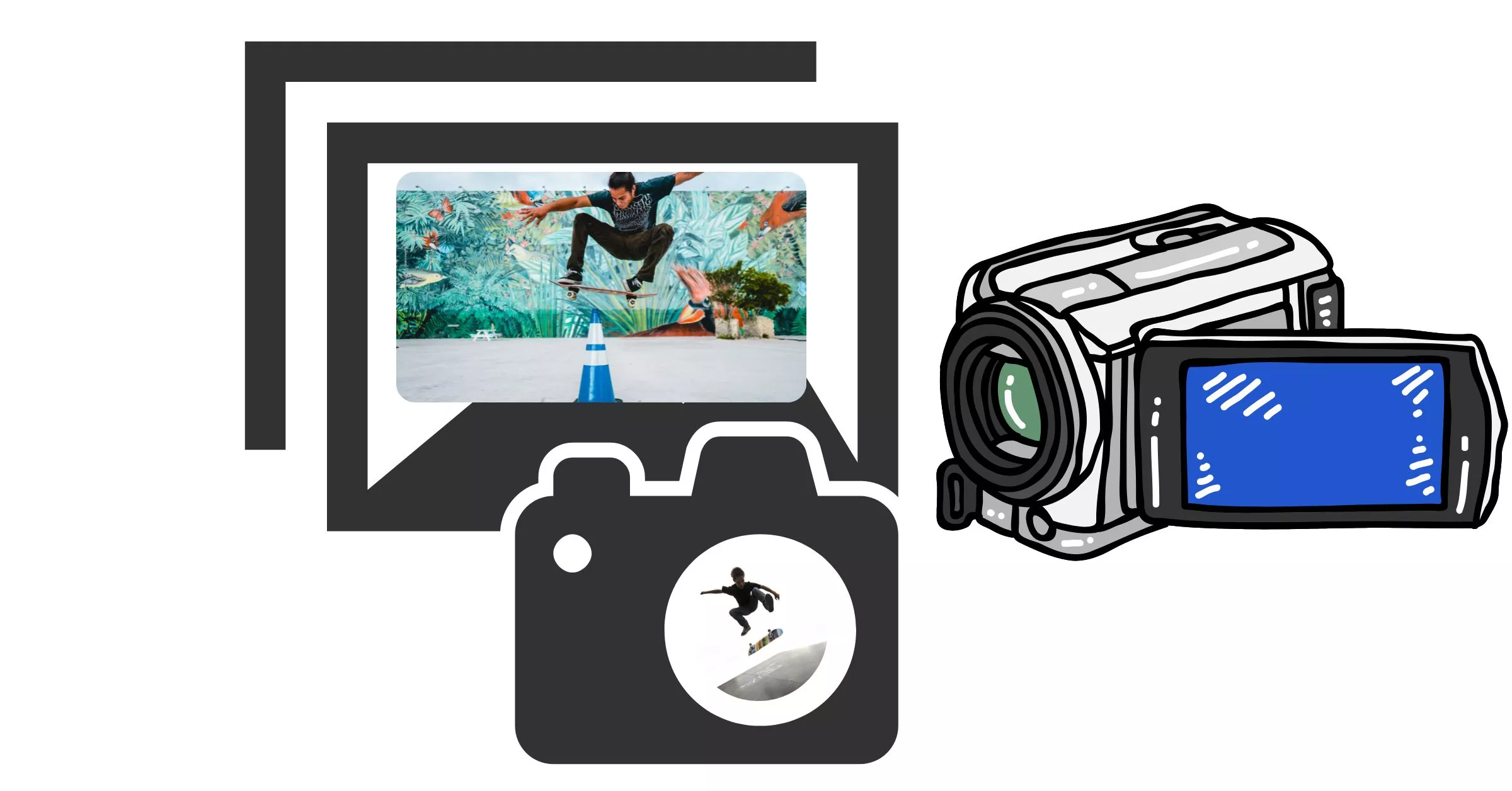 best camera for skateboarding, skateboard action camera, skateboard photography shoot , skateboard fisheye camera