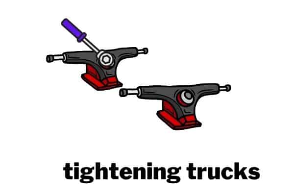 tightening trucks to make longboard faster