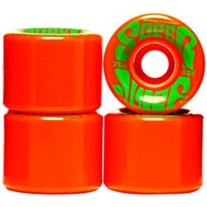 OJ Mini Super Juice Skateboard Wheels for doing tricks in multiple cracks and rough surfaces