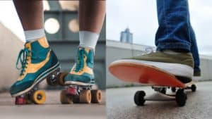 roller skate vs skateboard