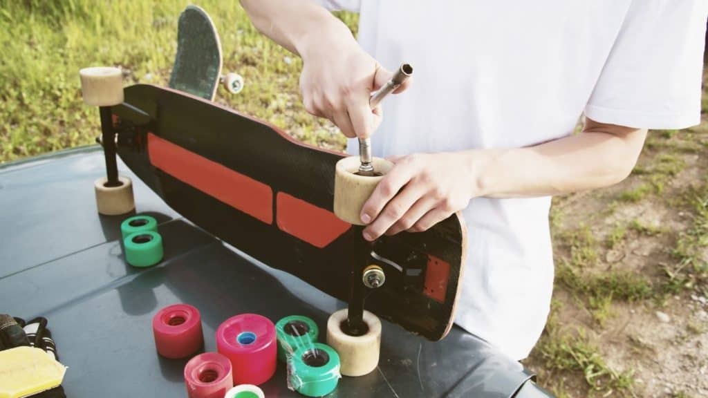 longboard wheels bearing removal for putting longboard wheels on skateboard