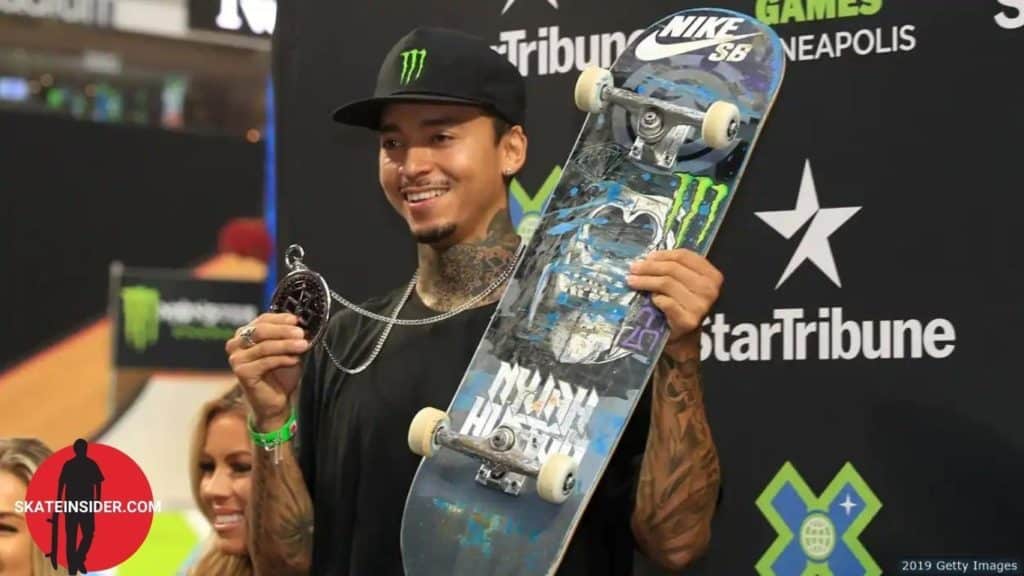 Nyjah Huston best skateboarder from California featured