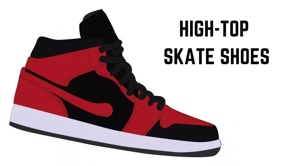 high-top skate shoes for skaters