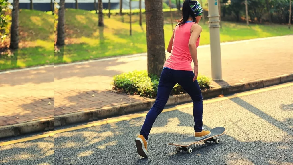 people take skateboarding as a good excercise to burn calories