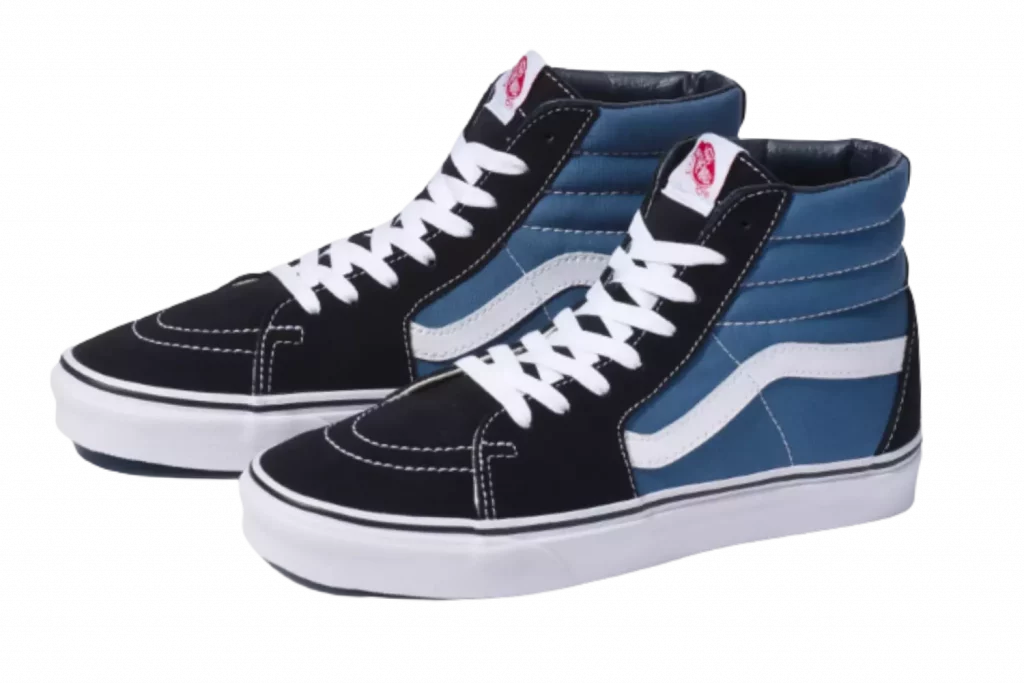 Vans SK8-HI Core Classic Skateboard Shoes for wide feet features explained