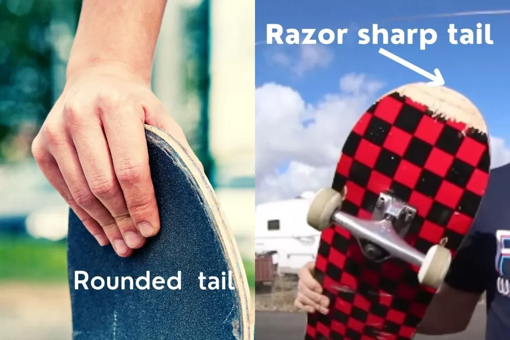 skateboard tail razor tail or not explained