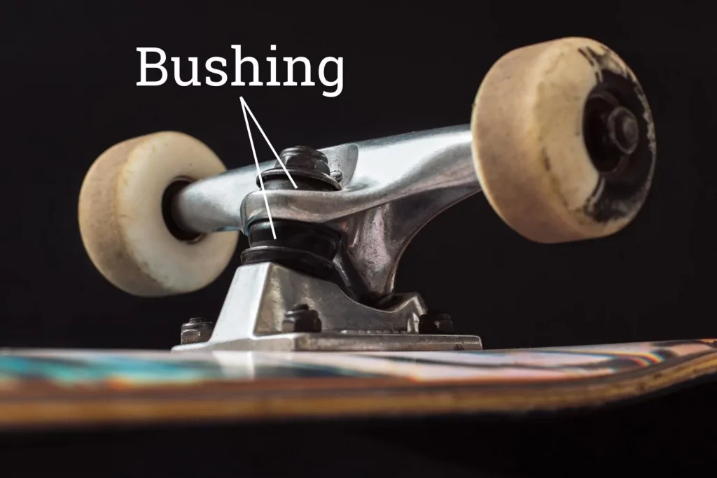 changes of skateboard trucks bushing give more ressistance to get rid of wheelbite