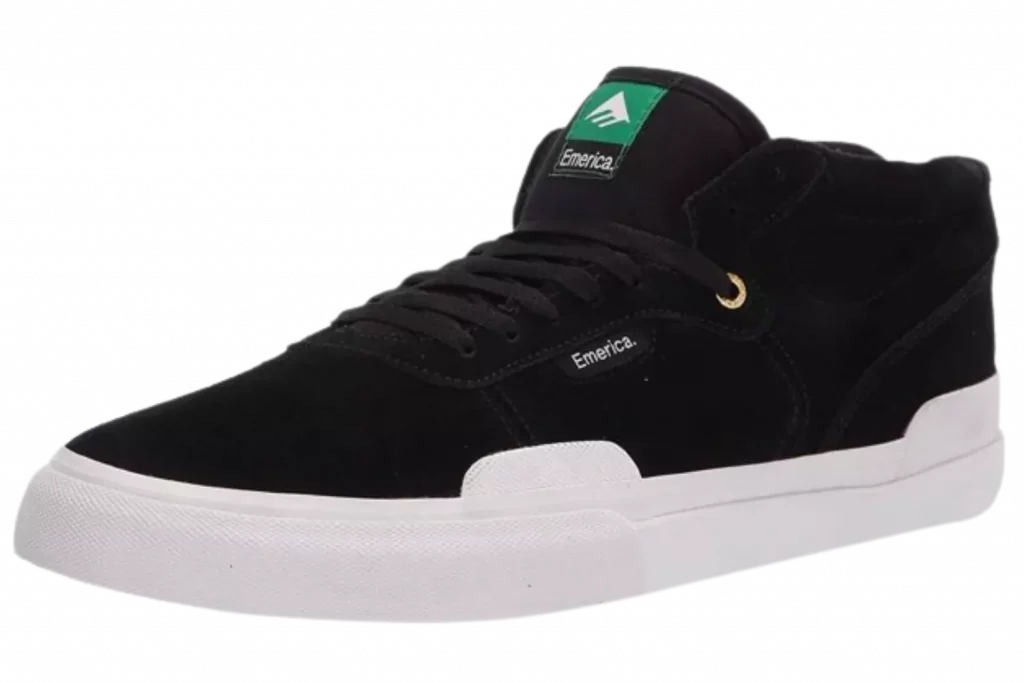 emerica mens pillar moderately supportive midtop skate shoes for ankle support