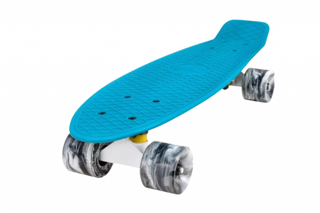 cal7 mini cruisers has flexible and durable deck that helps to roll over cracks 