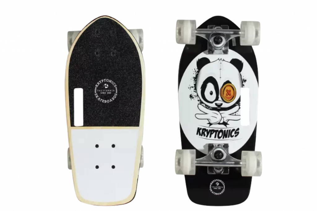 Kryptonics stubby 19 Inch skateboard for beginners and cruisers