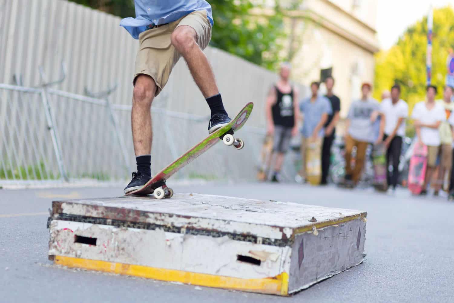 practice skateboard at a achedule to conquer fear of skateboarding